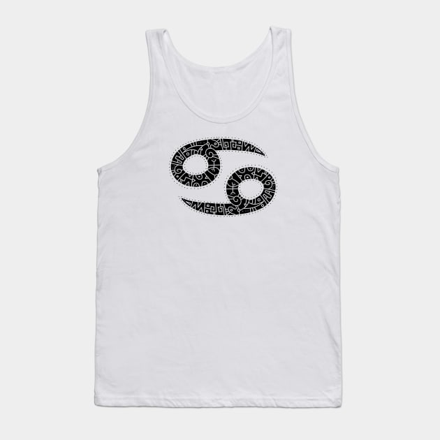 Cancer Symbol Tank Top by OsFrontis